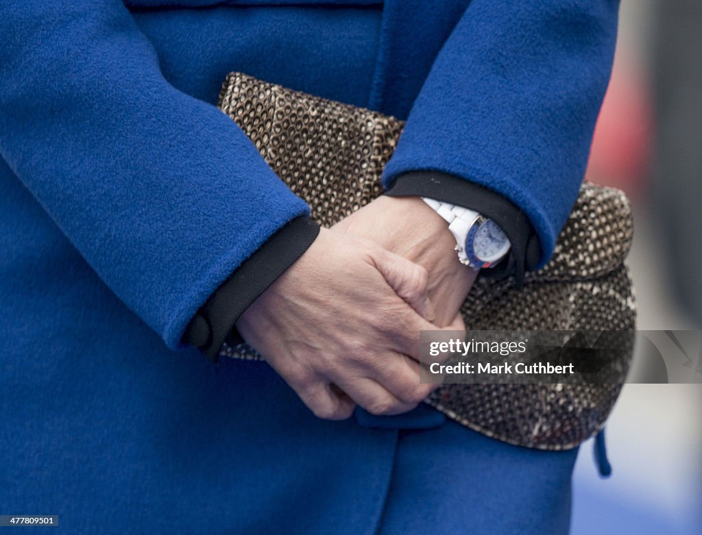 The Countess Of Wessex Visits The England Hockey Team At Bisham Abbey