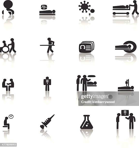 patient-symbol - mri icon stock-grafiken, -clipart, -cartoons und -symbole