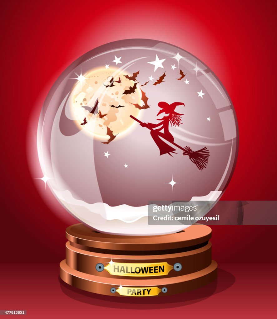 Halloween globe