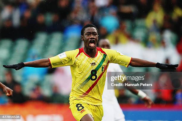 Diadie Samassekou of Mali celebrates after scoring a goal during the FIFA U-20 World Cup Third Place Play-off match between Senegal and Mali at North...