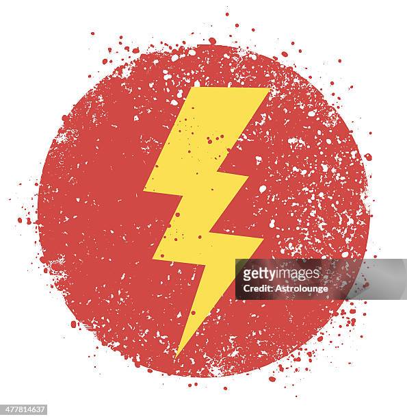 lightning bolt - flash stock illustrations