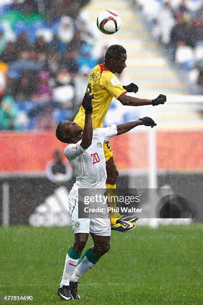 Remi Nassalan of Senegal and Dieudonne Gbakle of Mali contest the ball during the FIFA U-20 World Cup Third Place Play-off match between Senegal and...