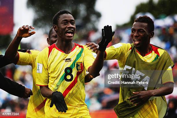 Diadie Samassekou of Mali celebrates after scoring a goal during the FIFA U-20 World Cup Third Place Play-off match between Senegal and Mali at North...