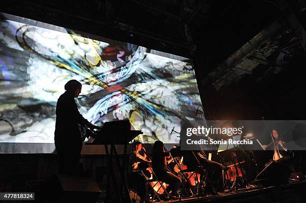 Stars Of The Lid feat. Kensington Ensemble performs at Unsound Toronto At Luminato Festival on June 19, 2015 in Toronto, Canada.