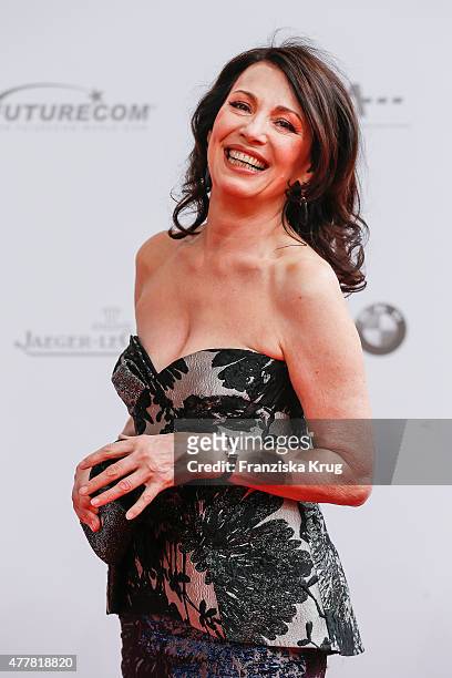 Iris Berben attends the German Film Award 2015 Lola at Messe Berlin on June 19, 2015 in Berlin, Germany.