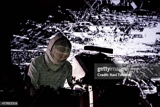 Squarepusher performs on stage during day 2 of Sonar Music Festival on June 19, 2015 in Barcelona, Spain.