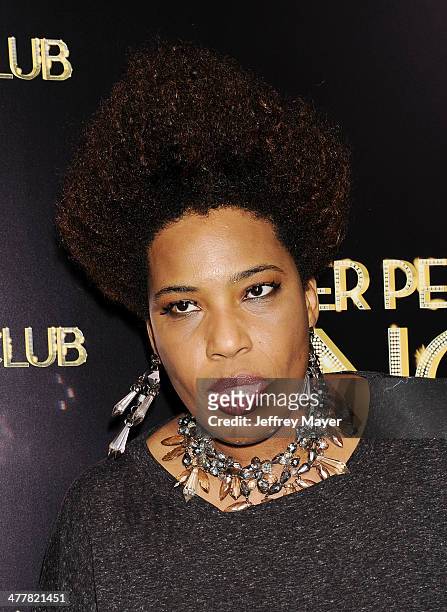 Singer Macy Gray arrives at the Los Angeles premiere of Tyler Perry's 'The Single Moms Club' at the ArcLight Cinemas Cinerama Dome on March 10, 2014...