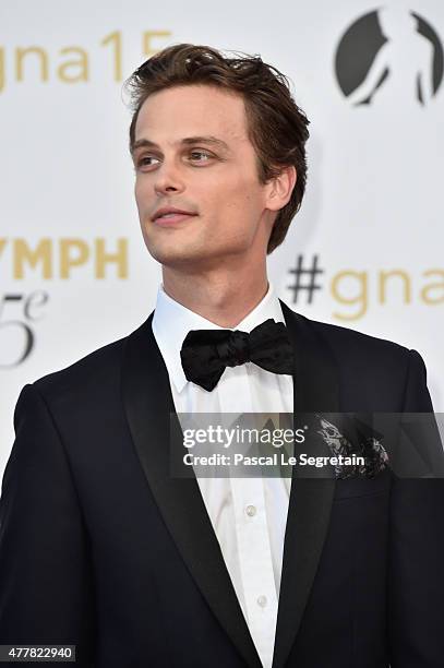 Actor Matthew Gray Gubler attends the closing ceremony of the 55th Monte Carlo TV Festival on June 18, 2015 in Monte-Carlo, Monaco.