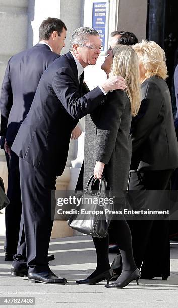 Alberto Ruiz Gallardon attends the memorial service for the victims of the March 11, 2004 terrorist attacks that killed 192 people and injured more...