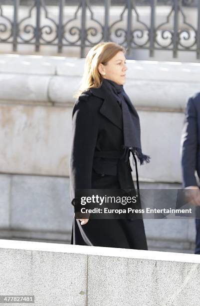 Maria Dolores de Cospedal attends the memorial service for the victims of the March 11, 2004 terrorist attacks that killed 192 people and injured...