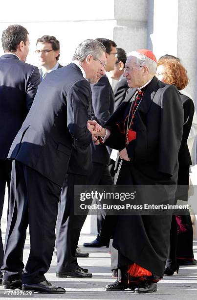 Alberto Ruiz Gallardon attends the memorial service for the victims of the March 11, 2004 terrorist attacks that killed 192 people and injured more...