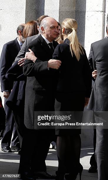 Jorge Fernandez Diaz and Cristina Cifuentes attend the memorial service for the victims of the March 11, 2004 terrorist attacks that killed 192...