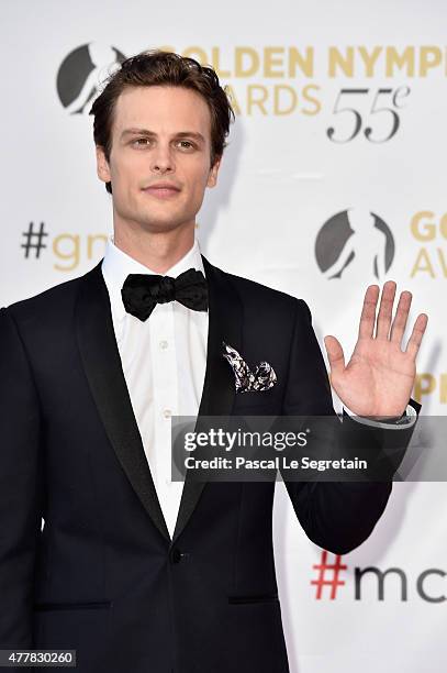 Actor Matthew Gray Gubler attends the closing ceremony of the 55th Monte Carlo TV Festival on June 18, 2015 in Monte-Carlo, Monaco.