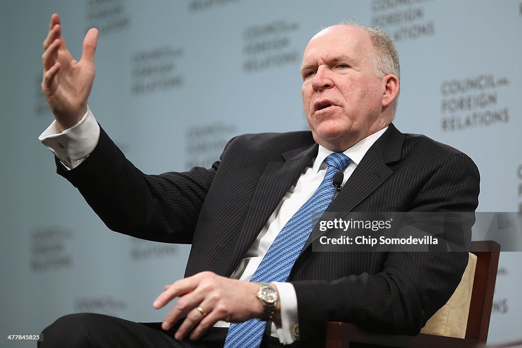 CIA Director John Brennan Speaks At The Council On Foreign Relations