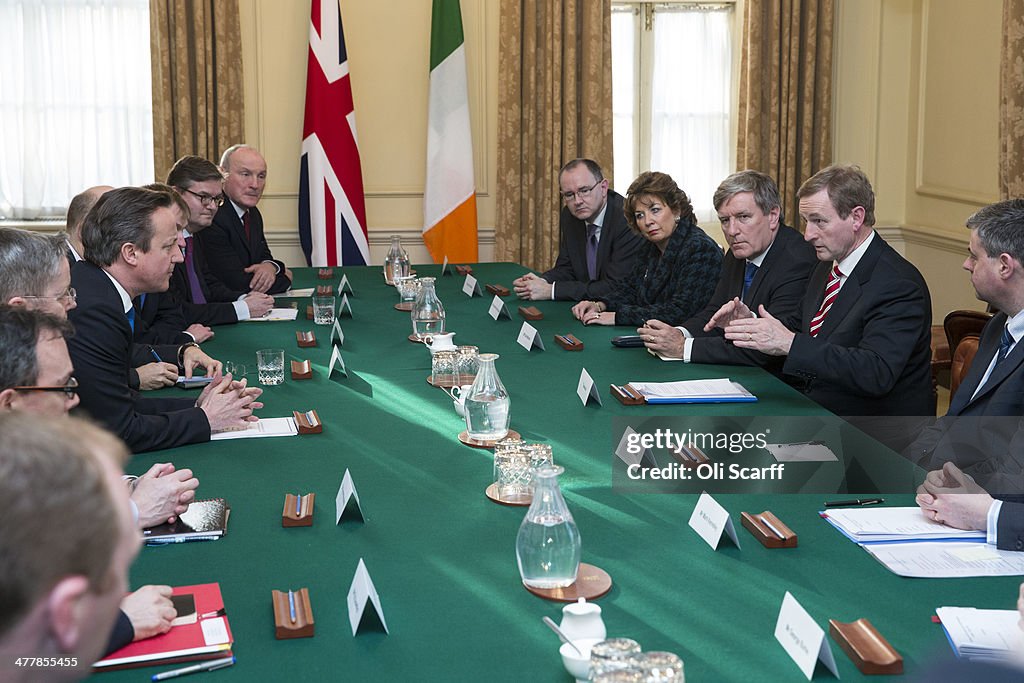 Anglo-Irish Summit At Downing Street