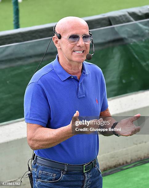 Arrigo Sacchi attends during the Italian Football Federation Kick Off seminar on June 20, 2015 in Cesena, Italy.