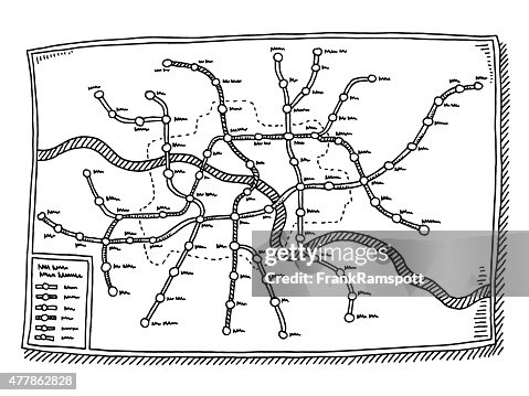 Generic Subway Map Drawing Generic Subway Map Drawing