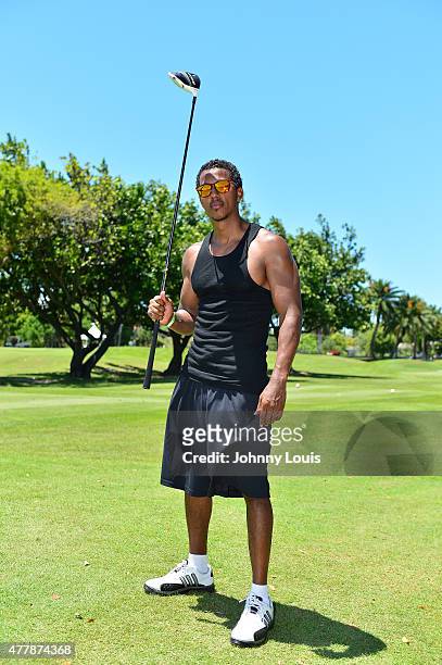 Wesley Jonathan attends JEEP 11th Annual Celebrity Golf Tournament during The 11th Annual Irie Weekend at Miami Beach Golf Club on June 19, 2015 in...