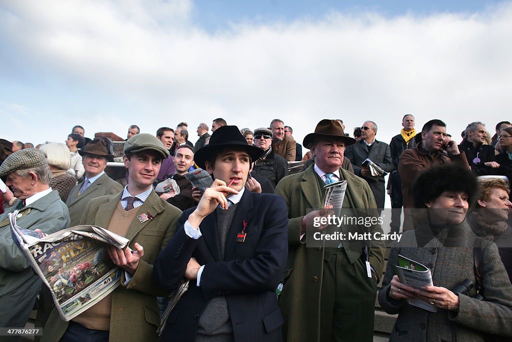 Racegoers Enjoy The First Day Of The Cheltenham Festival