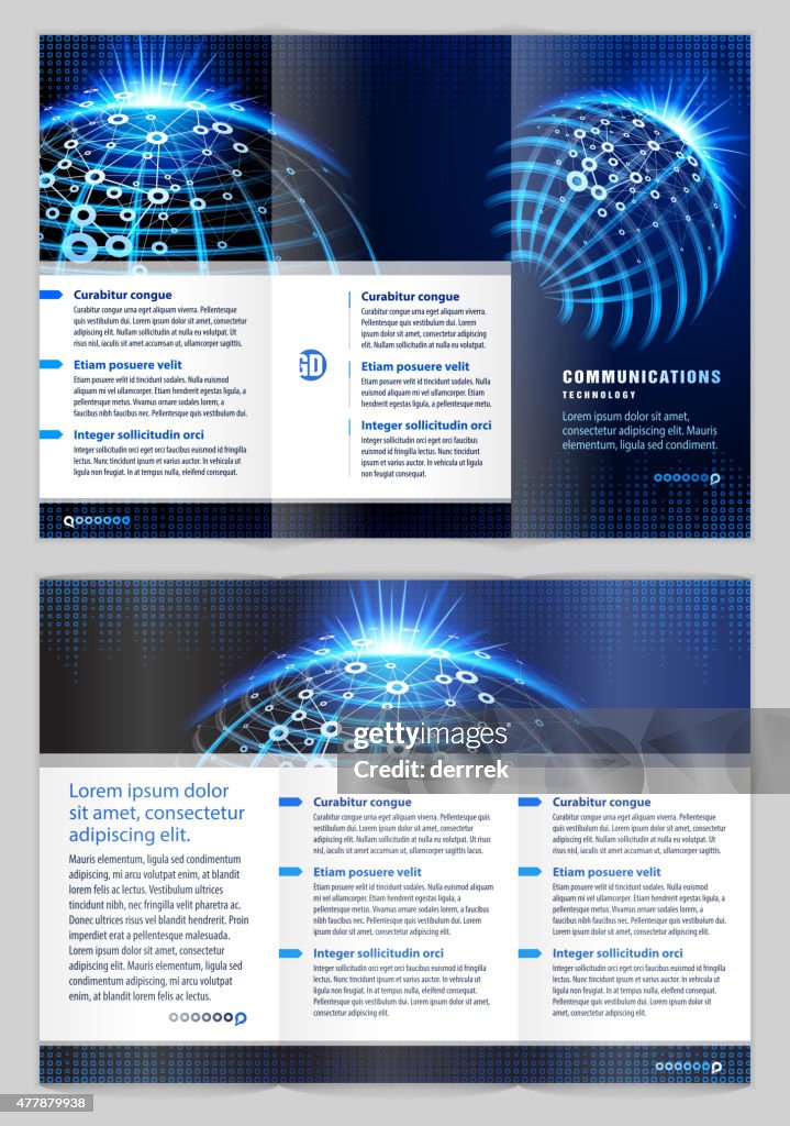 Communication Technology Graphics Design Graphic Design Template Communications Technology High-Res Vector ...
