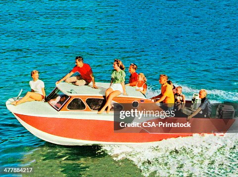 People Riding Ship People Riding A Boat High-Res Vector Graphic - Getty Images
