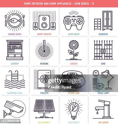 Home Interior And Appliances High-Res Vector Graphic - Getty Images