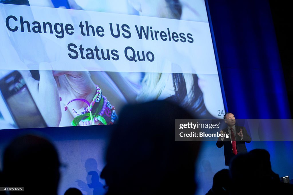 SoftBank CEO Masayoshi Son Presentation On America's Wireless Communications Industry