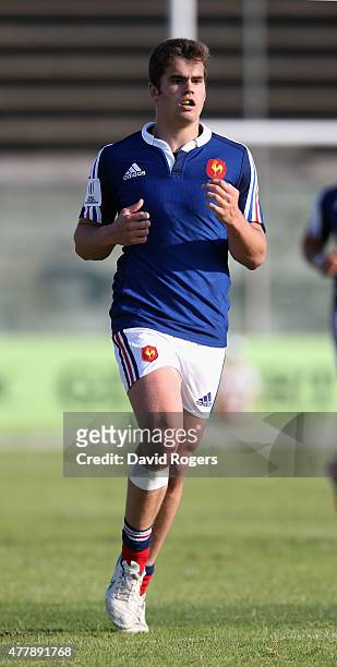 Damian Penaud of France looks on during the World Rugby U20 Championship 3rd Place Play-Off match between France and South Africa at Stadio Giovanni...