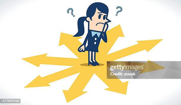 which way - different ways stock illustrations
