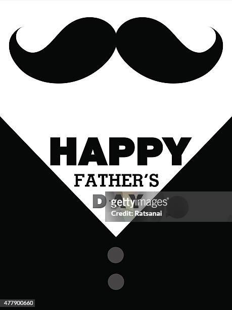 father's day vector - happy fathers day vector stock illustrations