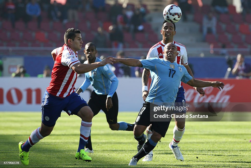 Uruguay v Paraguay: Group B - 2015 Copa America Chile