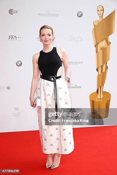 Karoline Herfurth attends the German Film Award 2015 Lola at Messe Berlin on June 19, 2015 in Berlin, Germany.