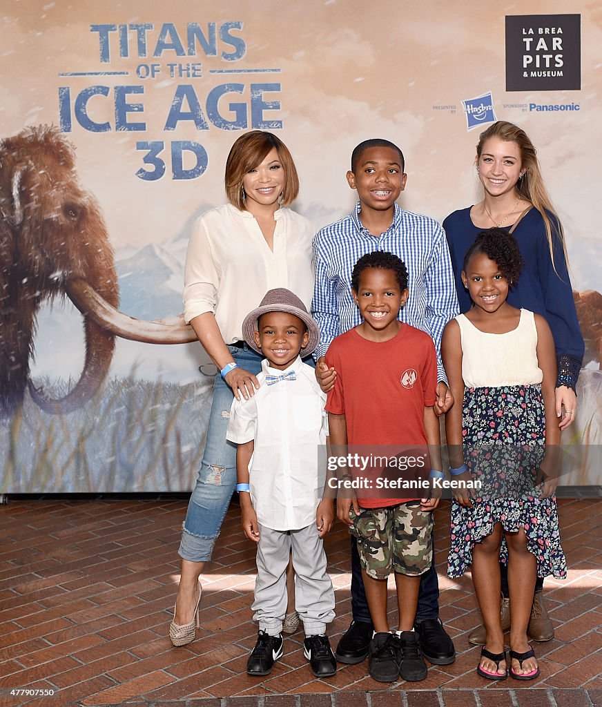 Actress Tisha CampbellMartin, Xen Martin, Kristen Ezekiel Martin