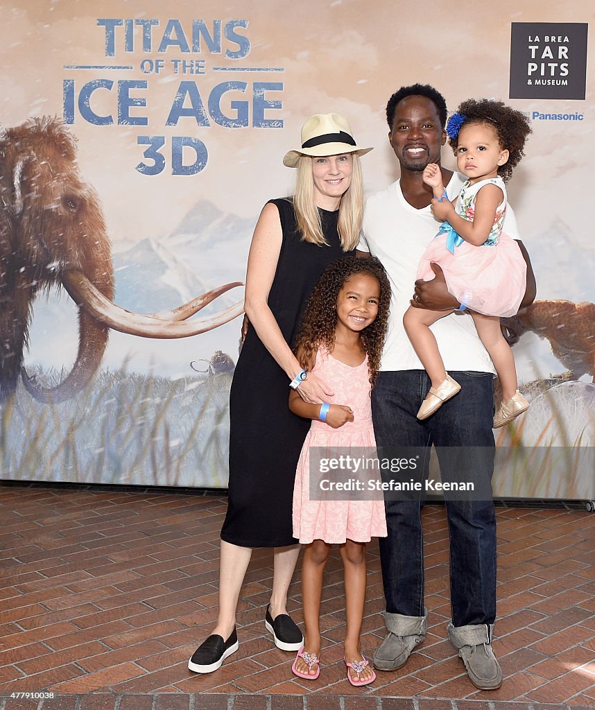Titans of the Ice Age Premiere - La Brea Tar Pits And Museum