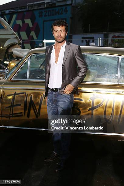 Carlo Mazzoni attends the Philipp Plein show during the Milan Men's Fashion Week Spring/Summer 2016 on June 20, 2015 in Milan, Italy.