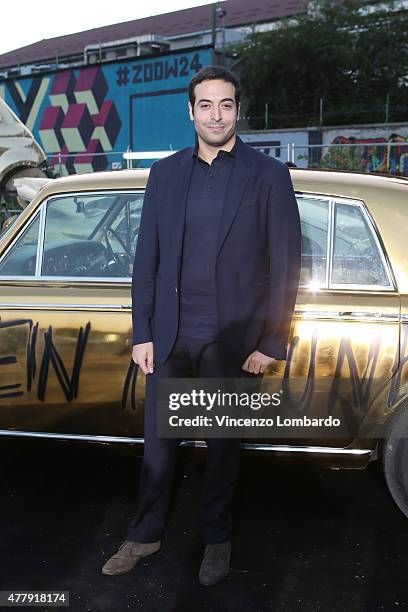 Mohammed Al Turki attends the Philipp Plein show during the Milan Men's Fashion Week Spring/Summer 2016 on June 20, 2015 in Milan, Italy.