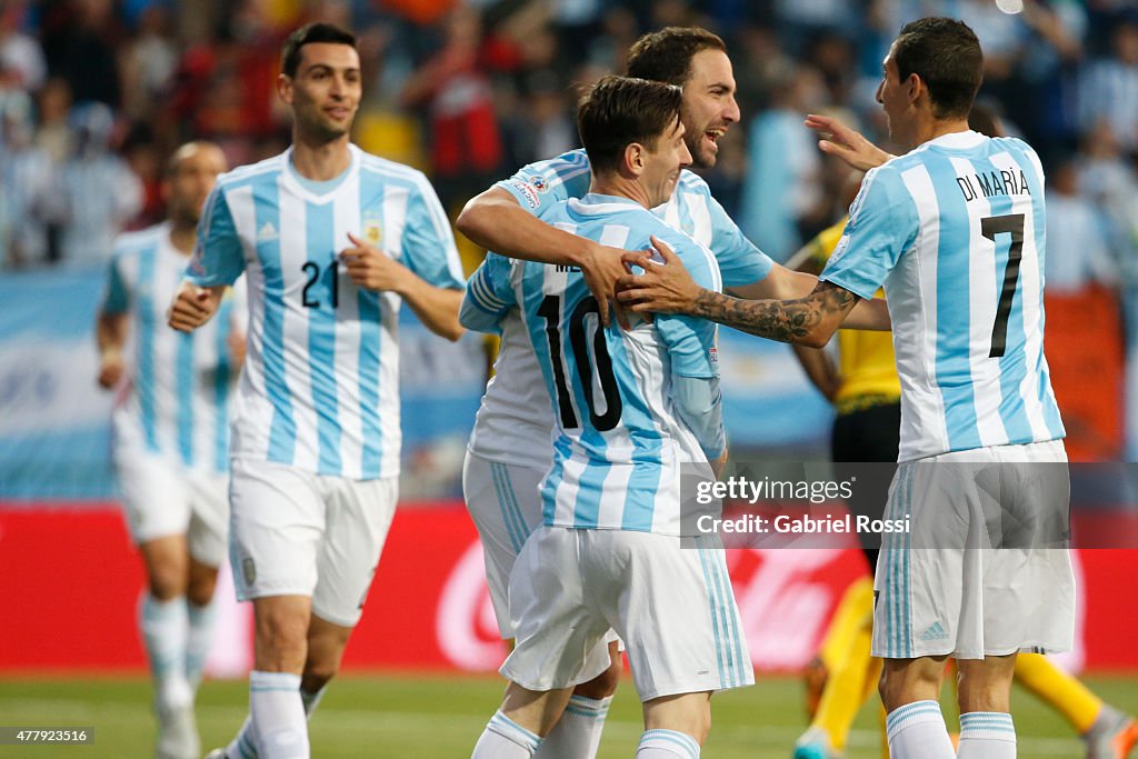 Argentina v Jamaica: Group B - 2015 Copa America Chile