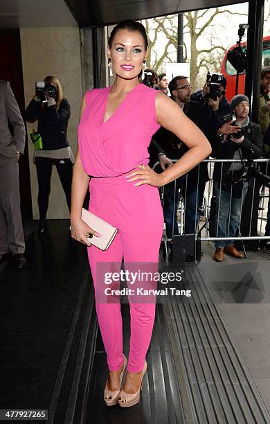 Jessica Wright attends the 2014 TRIC Awards at The Grosvenor House Hotel on March 11, 2014 in London, England.