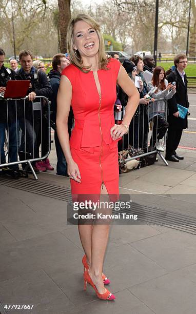 Charlotte Hawkins attends the 2014 TRIC Awards at The Grosvenor House Hotel on March 11, 2014 in London, England.