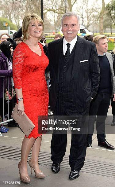 Ruth Langsford and Eamonn Holmes attend the 2014 TRIC Awards at The Grosvenor House Hotel on March 11, 2014 in London, England.