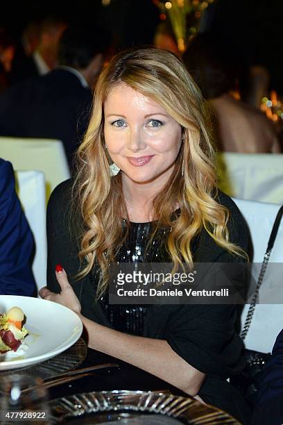 Angela Melillo attends the Baume & Mercier and Grazia Gala Dinner - 61st Taormina Film Fest on June 20, 2015 in Taormina, Italy.