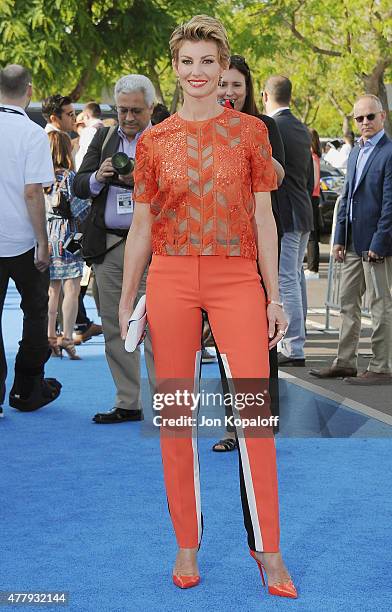 Singer Faith Hill arrives at the Los Angeles Premiere of Disney's "Tomorrowland" at AMC Downtown Disney on May 9, 2015 in Lake Buena Vista, Florida.