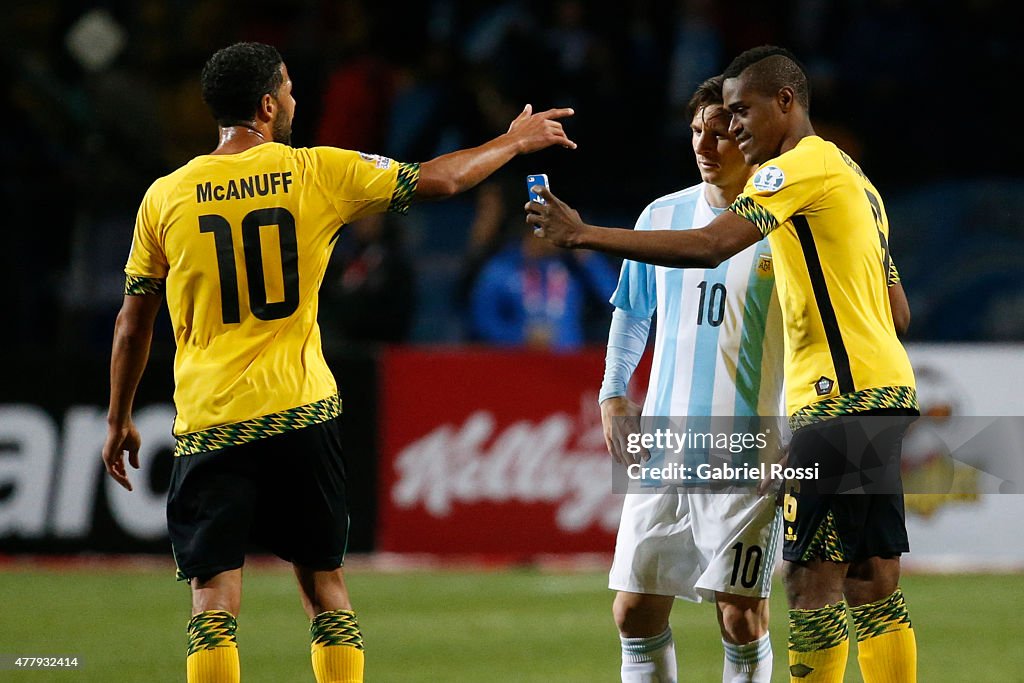 Argentina v Jamaica: Group B - 2015 Copa America Chile