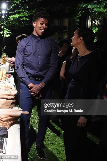 Nick Young attends GQ Party for Jim Moore during Milan Menswear Fashion Week Spring/Summer 2016 at Casa Degli Atellani on June 20, 2015 in Milan,...