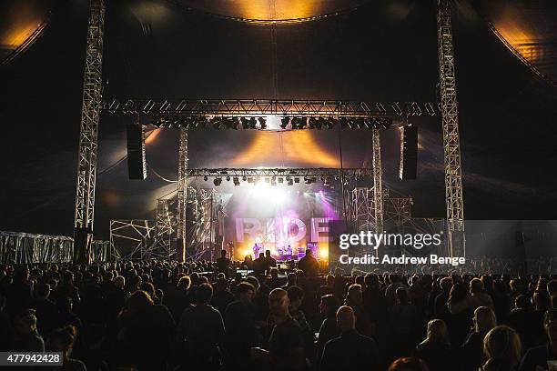 Andy Bell and Mark Gardener of RIDE performs on stage two for Best Kept Secret Festival at Beekse Bergen on June 20, 2015 in Hilvarenbeek,...