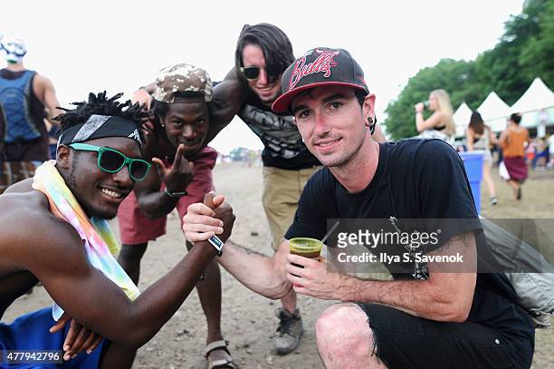 Guests attend day 3 of the Firefly Music Festival on June 20, 2015 in Dover, Delaware.
