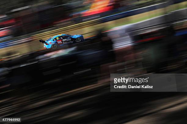 Scott McLaughlin drives the Wilson Security Racing GRM Volvo during practice and qualifying for race 15 for the V8 Supercars Triple Crown Darwin at...