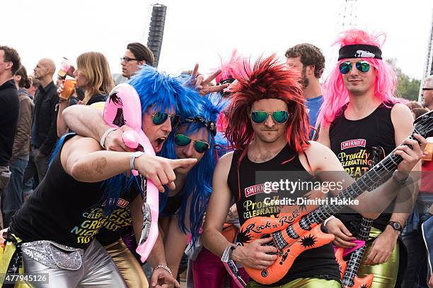 General view of atmosphere during the Best Kept Secret festival at Beekse Bergen on June 20, 2015 in Hilvarenbeek, Netherlands