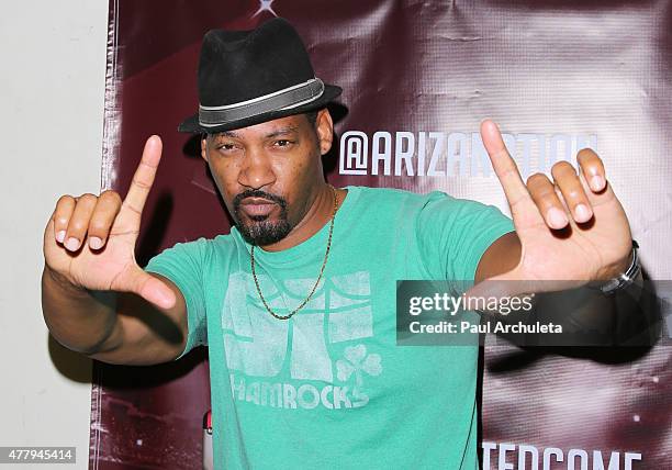 Actor Darren L. Miller attends the Celebrity Basketball Game on June 20, 2015 in Reseda, California.
