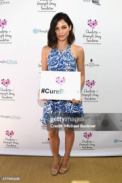 Actress Jenna Dewan Tatum attended a tea party to support the Charlotte & Gwenyth Gray Foundation to cure Batten Disease on Saturday, June 20th in...